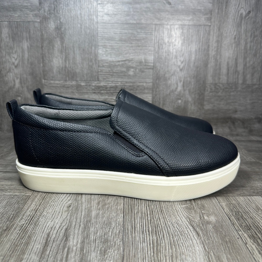 Dr. Scholl's Black Slip-On Platform Sneakers